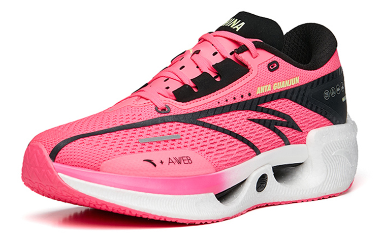 Order Anta安踏 骇浪 氮科技 專業長距離 透氣輕便 低幫 跑步鞋 男款 粉黑