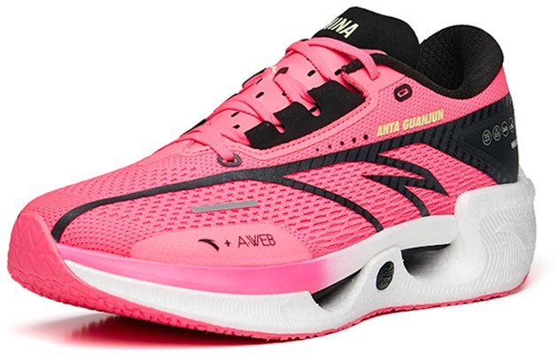 Anta安踏 骇浪 氮科技 專業長距離 透氣輕便 低幫 跑步鞋 男款 粉黑 Order Anta安踏 骇浪 氮科技 專業長距離 透氣輕便 低幫 跑步鞋 男款 粉黑