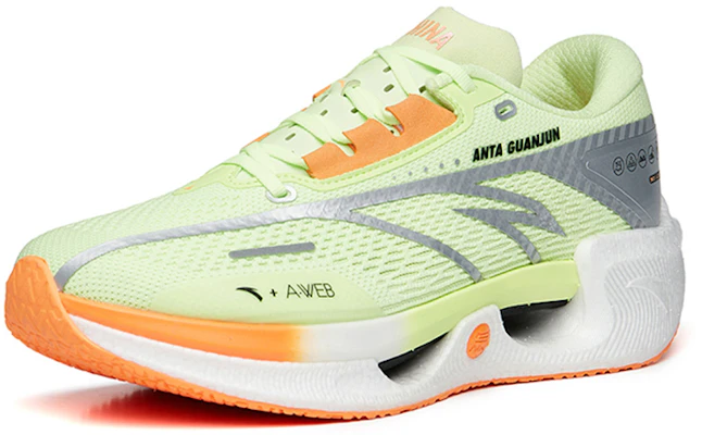 Anta安踏 震浪 氮科技 專業長距離 透氣輕便 低筒 跑步鞋 男款 綠橙銀 Order Anta安踏 震浪 氮科技 專業長距離 透氣輕便 低筒 跑步鞋 男款 綠橙銀
