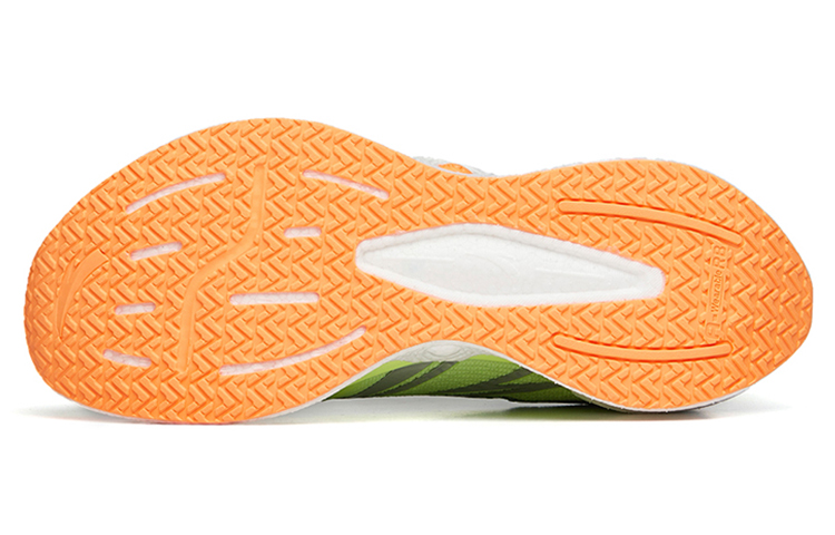 Purchase Anta安踏 震浪 氮科技 專業長距離 透氣輕便 低筒 跑步鞋 男款 綠橙銀
