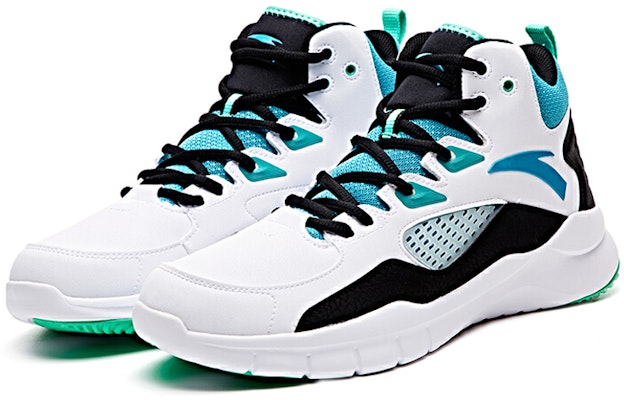 Anta Klay Thompson 4.0 Basketball Shoes 'White Black Blue' 91731132-1 Lookbook Anta Klay Thompson 4.0 Basketball Shoes 'White Black Blue' 91731132-1