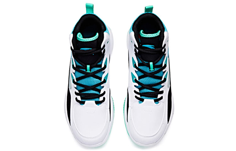 Shop Anta Klay Thompson 4.0 Basketball Shoes 'White Black Blue' 91731132-1