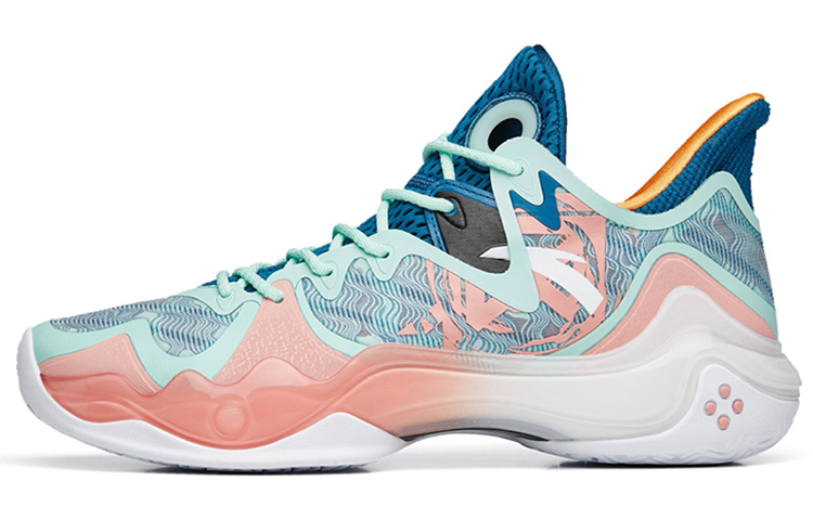 Anta Shock Wave 4 'Blue Mint Pink' 112231106-2