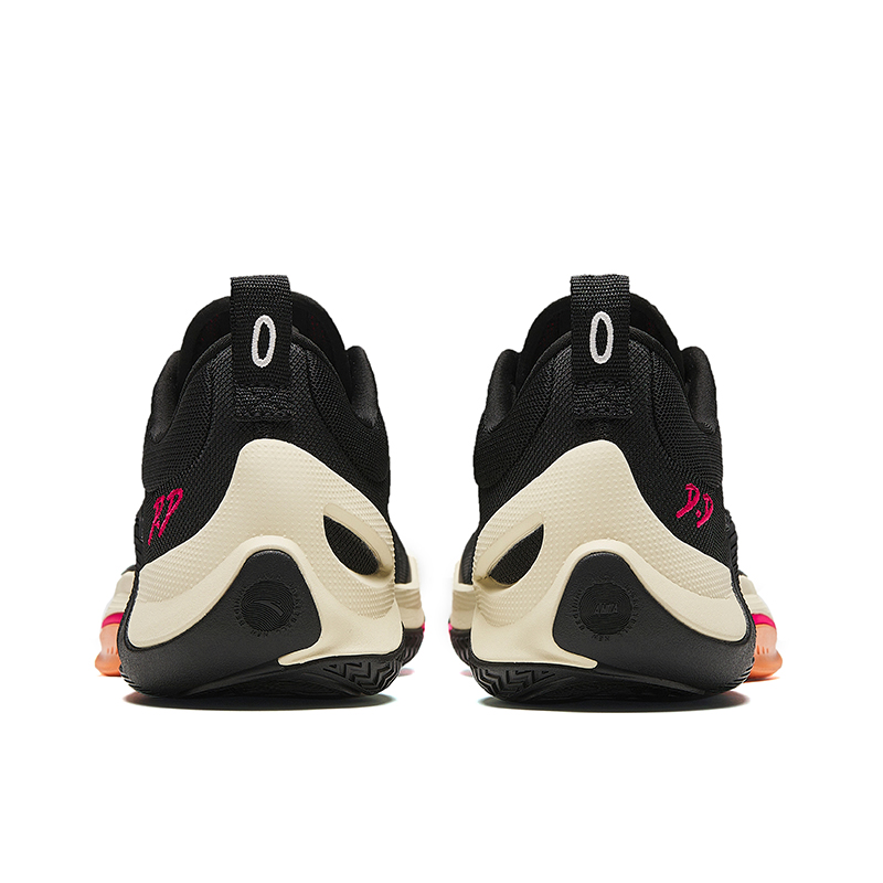 Shop 【10月31日20點 得物新品發售價519】 Anta安踏 瞬息1 花園 氮科技 減震防滑 低筒籃球鞋 男款 黑色