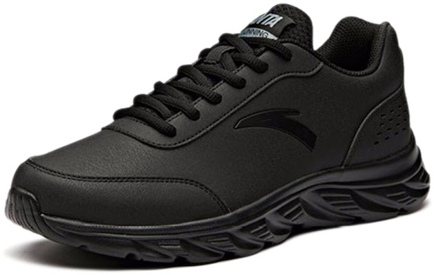 Anta Running Series Sneakers Leather 'Black' 91835529-6 Lookbook Anta Running Series Sneakers Leather 'Black' 91835529-6