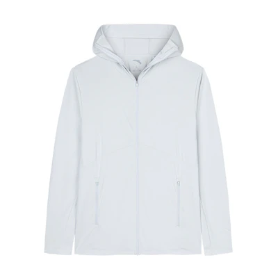 Anta Simple Light Gray Hoodie Jacket - Comfortable, Loose & Versatile 152437732U-3
