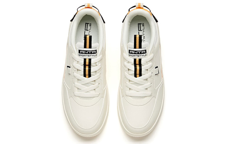 Shop Sepatu Anta Skateboarding 'Putih Oranye Hitam' 912018066-5