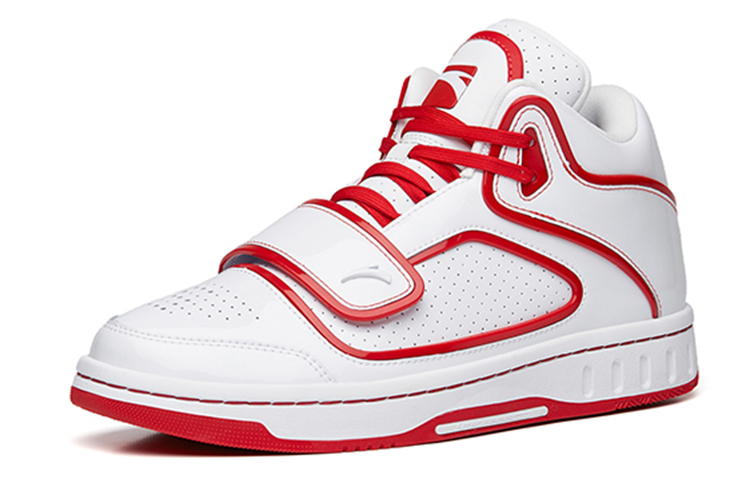 Lookbook 安踏滑板鞋低帮‘白红’ 112238015A-1