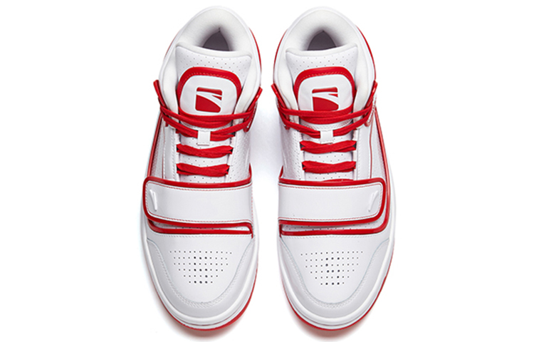 Shop 安踏滑板鞋低帮‘白红’ 112238015A-1