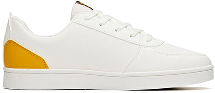 Anta安踏 耐磨防滑 低筒 板鞋 男款 白黃 Order Anta安踏 耐磨防滑 低筒 板鞋 男款 白黃