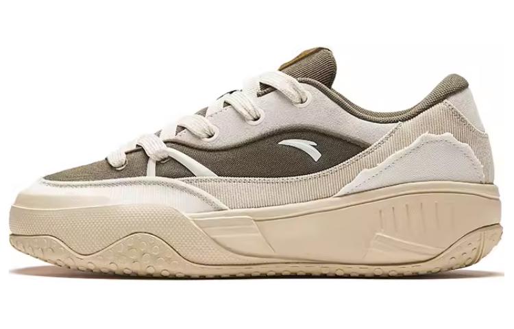 Buy 安踏 曲奇鞋 耐磨透氣 低幫 板鞋 男款 米色