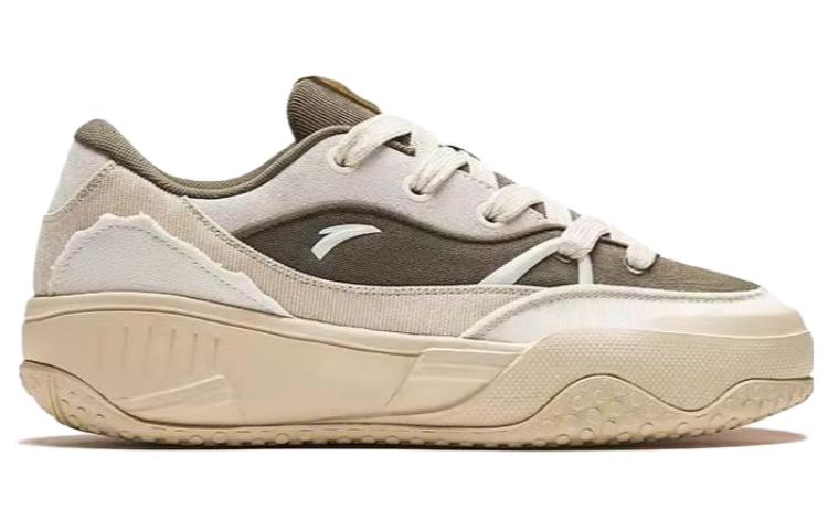 Order 安踏 曲奇鞋 耐磨透氣 低幫 板鞋 男款 米色