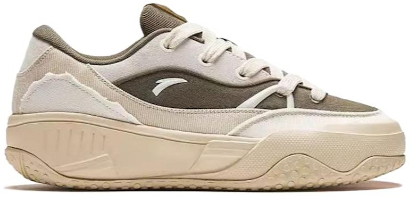 安踏 曲奇鞋 耐磨透氣 低幫 板鞋 男款 米色 Order 安踏 曲奇鞋 耐磨透氣 低幫 板鞋 男款 米色