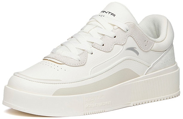 Anta Skate Shoe Low 'Ivory White Grey' 912148031-1 Lookbook Anta Skate Shoe Low 'Ivory White Grey' 912148031-1