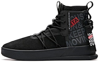Anta Skateboarding High Top Shoes 'Black Grey Red' 11918042-1 Anta Skateboarding High Top Shoes 'Black Grey Red' 11918042-1