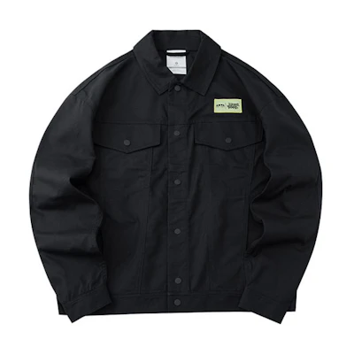 Anta Skateboarding Series Letter Print Jacket Black Unisex 172218608-4