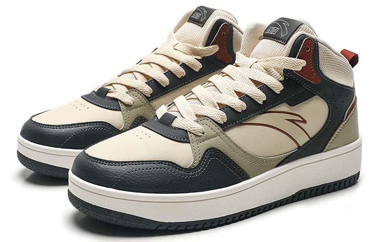 Anta Skateboarding Series Sneakers 'Beige Green Burgundy' 圖 3