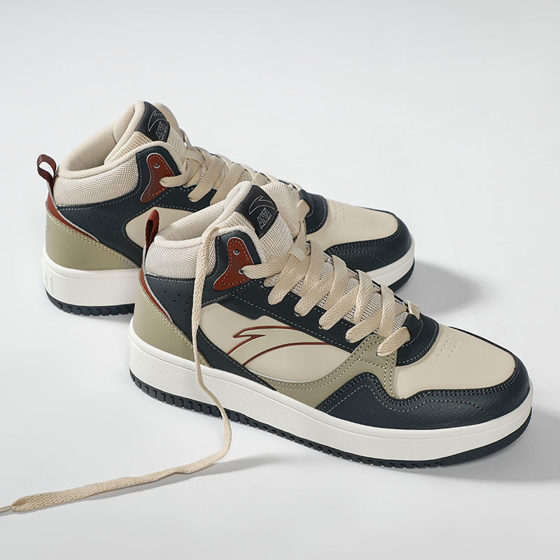 Cheap Anta Skateboarding Series Sneakers 'Beige Green Burgundy' 912348082-4