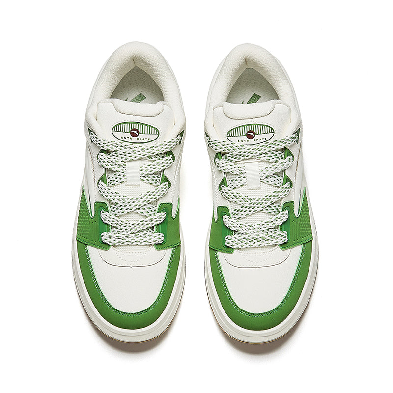 Anta Skateboarding Series Sneakers 'White Green' 圖 3