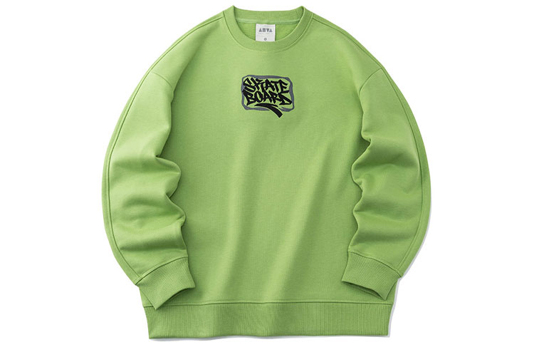 Anta Skateboarding Series Unisex Knit Casual Sweatshirt Bamboo Green 172218703-2