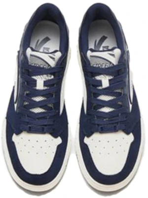 安踏 防滑減震 低筒 板鞋 男款 白藍 Lookbook 安踏 防滑減震 低筒 板鞋 男款 白藍