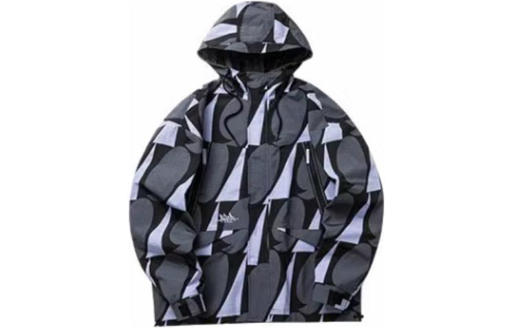 Anta Skateboarding Woven Hoodie Jacket Men’s Basic Black/Dark Grey Purple 172218601R-1