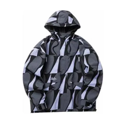 Anta Skateboarding Woven Hoodie Jacket Men’s Basic Black/Dark Grey Purple 172218601R-1