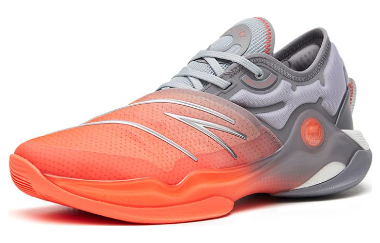 Lookbook 安踏 Sky 1 低帮 '灰橙' 112331107-4