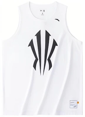 Anta Sleeveless White Tank Top - Kyrie & Alphabet Print, Unisex, Breathable Comfort 172421118-1 Buy Anta Sleeveless White Tank Top - Kyrie & Alphabet Print, Unisex, Breathable Comfort 172421118-1