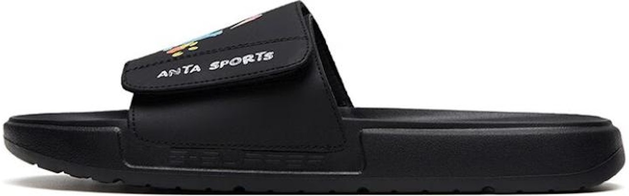 Anta安踏 防滑耐磨 運動拖鞋 男款 黑 Buy Anta安踏 防滑耐磨 運動拖鞋 男款 黑