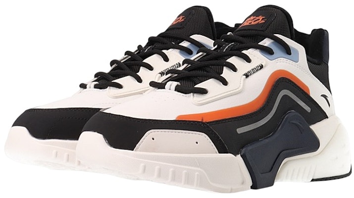 Anta Slip-Resistant Lightweight Low-Top 'White Black' 112148980-1 Lookbook Anta Slip-Resistant Lightweight Low-Top 'White Black' 112148980-1