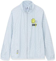 Anta Smiley Print High-Collar Jacket Unisex White Mist Gray Lifestyle Series 152328606-1 Anta Smiley Print High-Collar Jacket Unisex White Mist Gray Lifestyle Series 152328606-1