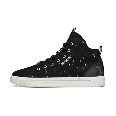 Anta Snoopy Skateboarding Series Sneakers 'Black White'