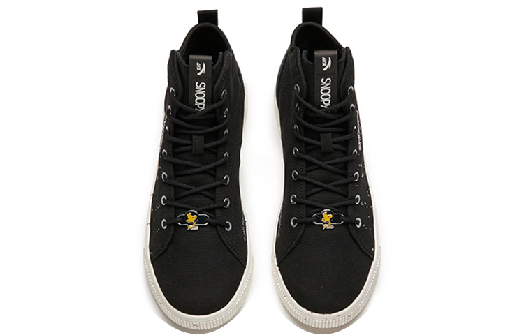 Anta Snoopy Skateboarding Series Sneakers 'Black White' 圖 4