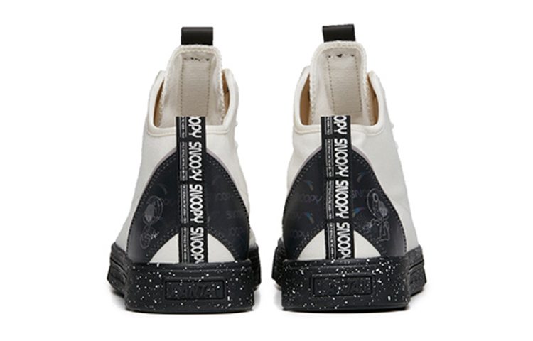 Purchase SNOOPY x Anta安踏 史努比聯名 潮流 高幫 板鞋 男款 白黑