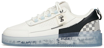Anta x SNOOPY Skateboarding Shoes 'White Black Blue' 912148030-3 Anta x SNOOPY Skateboarding Shoes 'White Black Blue' 912148030-3