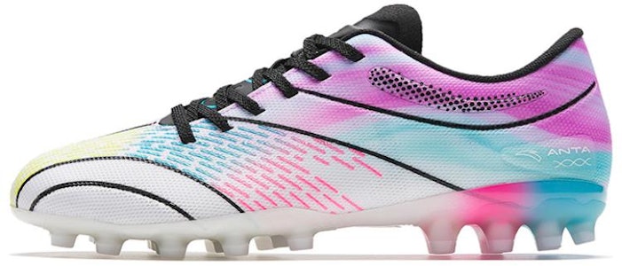 Anta安踏 多功能場地 耐磨 足球鞋 男款 白紫 Buy Anta安踏 多功能場地 耐磨 足球鞋 男款 白紫