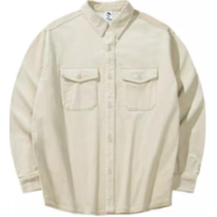 Anta Solid Color Long Sleeve Jacket - Off-White 952448602-1