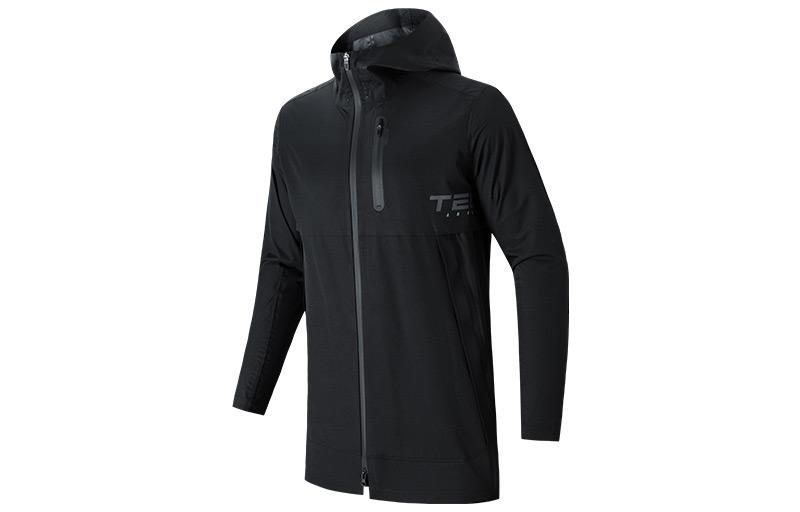 Anta Solid Color Water-Repellent Training Series Windproof Hooded Jacket 952217602-3