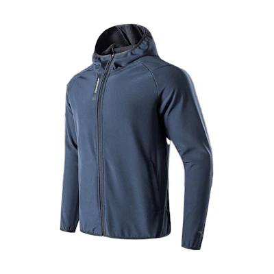 Anta Solid Color Zip-Up Hoodie Jacket Midnight Black 95748615-1