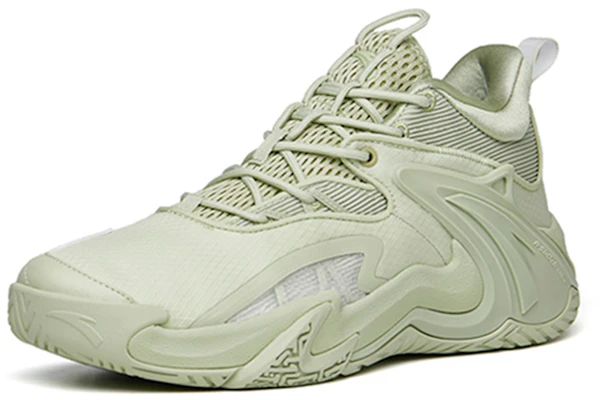 Anta安踏 空域3 減震防滑耐磨 低幫實戰籃球鞋 綠色 Lookbook Anta安踏 空域3 減震防滑耐磨 低幫實戰籃球鞋 綠色