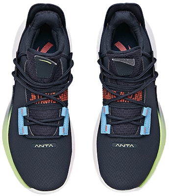 Anta 2 UFO Sepatu Basket 'Hitam Hijau Biru' 112011606-10 Lookbook Anta 2 UFO Sepatu Basket 'Hitam Hijau Biru' 112011606-10