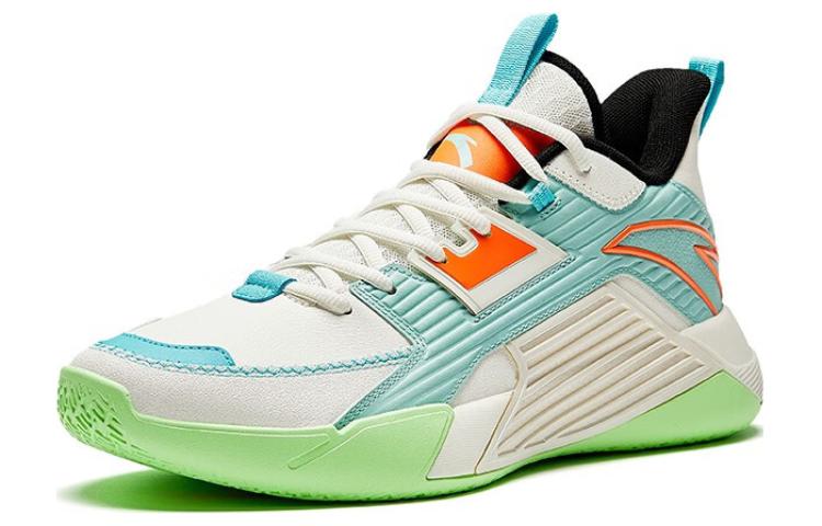 Lookbook Anta Speedy 3 ''Weiß Blau Grün'' Basketballschuhe 112341604-5