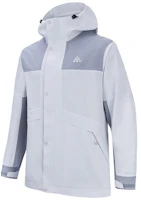Order Anta Spliced Water Shell Zip Hoodie Jacket in Sandy Grey 952337605-3