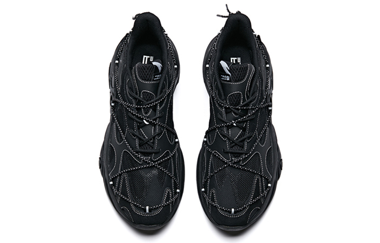 Lookbook 安踏分裂低帮'黑色' 912028850-4