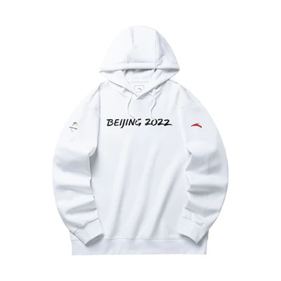 Anta Sports Culture Series Loose Fit Hoodie Pullover Unisex White 152210744-1