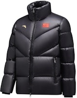Anta Sports Life Series Unisex Windproof Down Jacket Black Long Sleeve 452240106 Anta Sports Life Series Unisex Windproof Down Jacket Black Long Sleeve 452240106