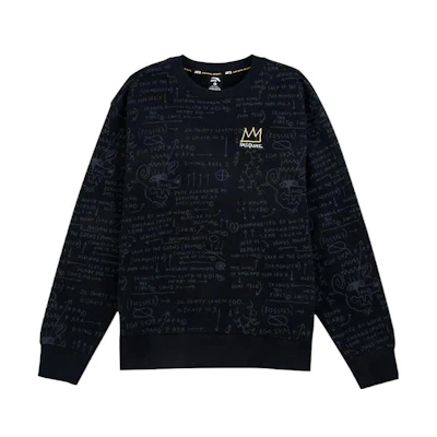 Anta Sports Lifestyle Black Crewneck Letter Print Sweatshirt 152148724-2
