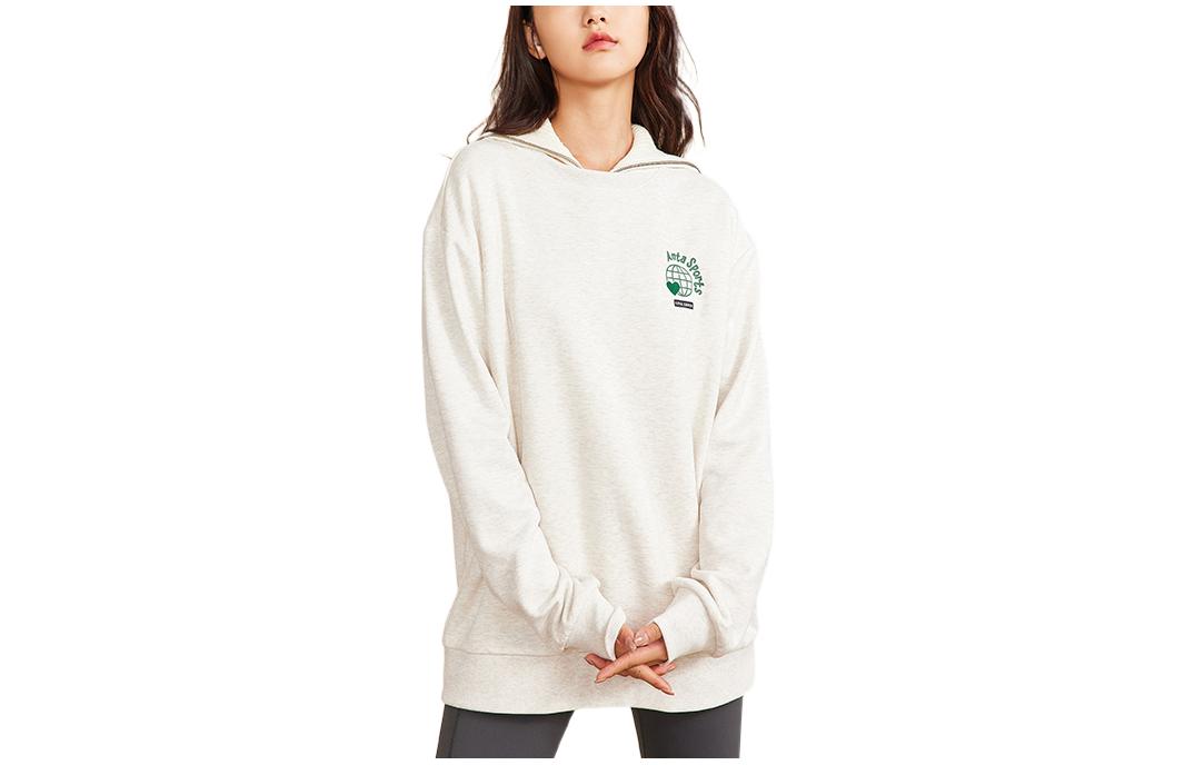 Anta Sports Lifestyle Crewneck Logo Print Sweatshirt Unisex - Gray 972248708-2