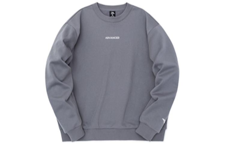 Anta Sports Lifestyle Fleece Crewneck Sweatshirt Unisex - Cloud Gray 172231760R-3